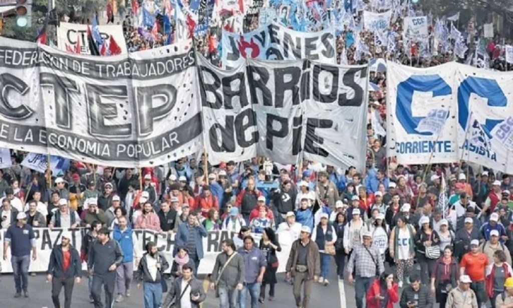 Movimientos sociales anunciaron marcha y cortes para el&nbsp;20