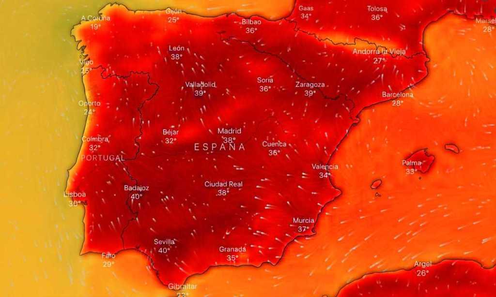 La ola de calor no cede en España y hoy se esperan temperaturas&nbsp;extremas