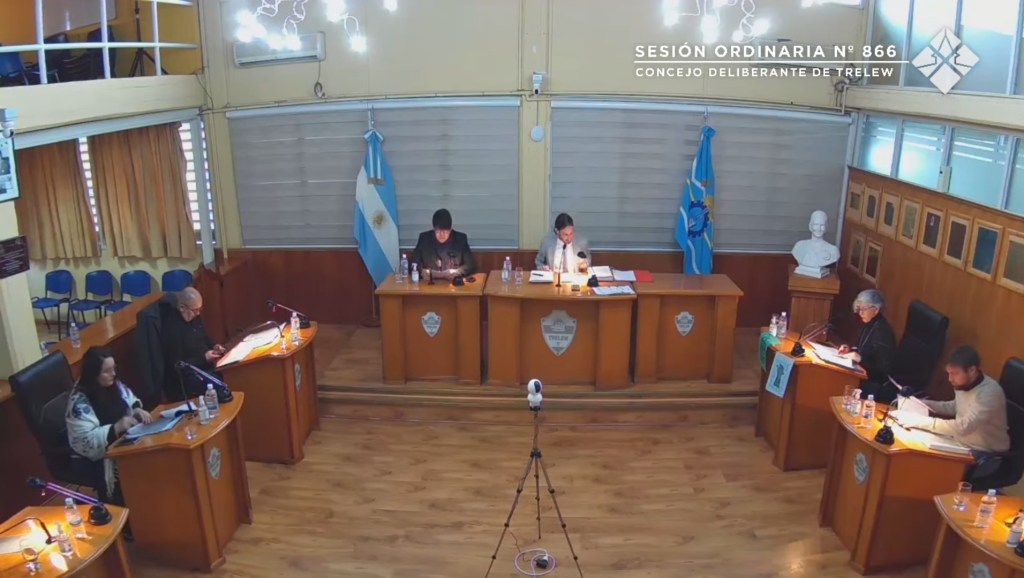 Mirá en VIVO la sesión del Concejo Deliberante de&nbsp;Trelew