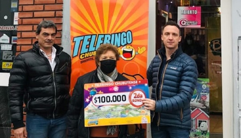 Una jubilada de Comodoro recibió 100 mil pesos del Telebingo&nbsp;Chubutense