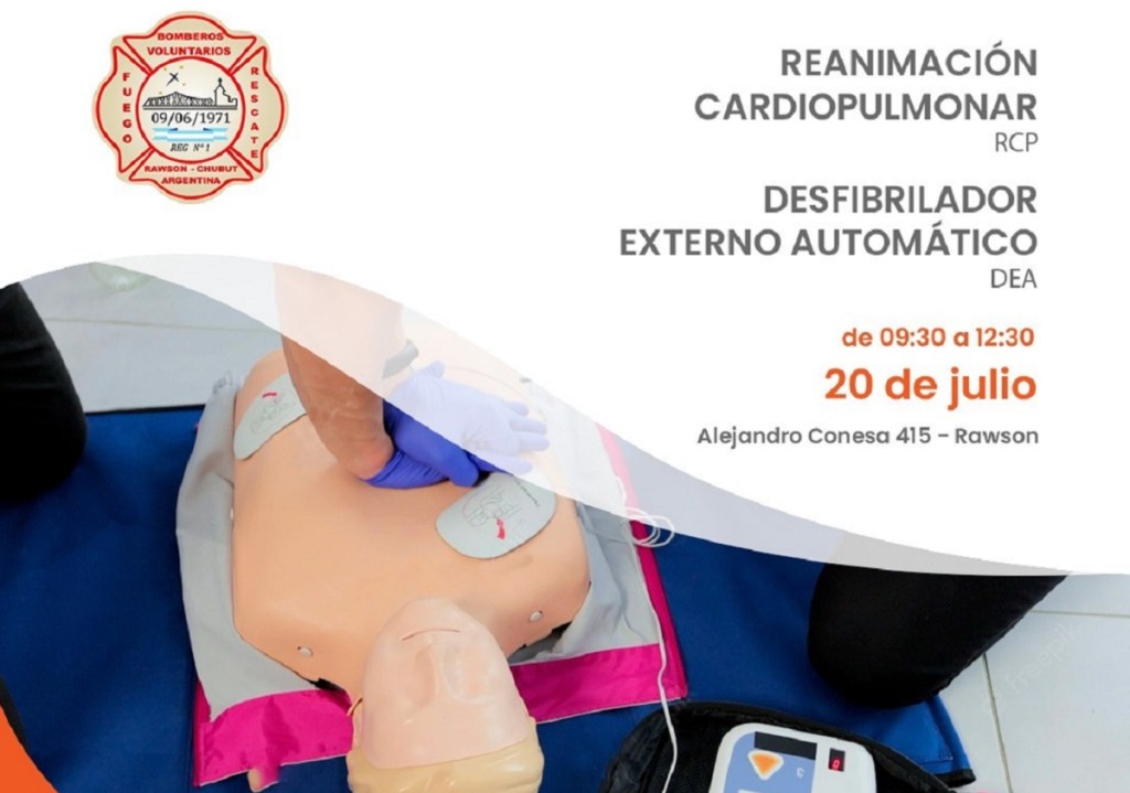 Capacitación gratuita para agentes públicos en RCP y&nbsp;DEA