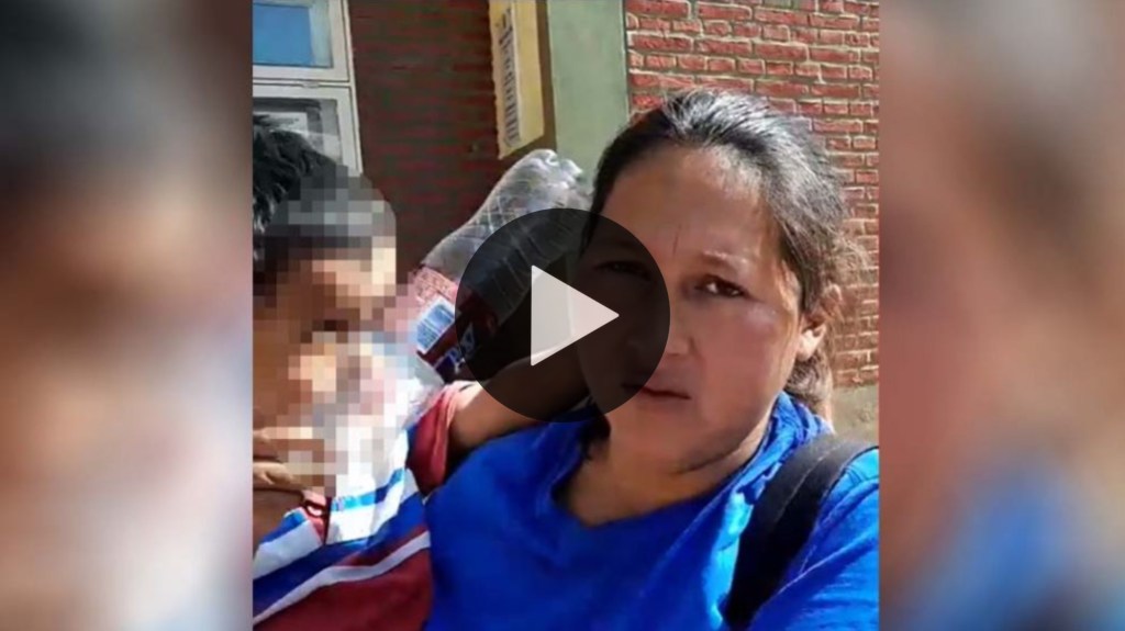 Video: un hombre fue asesinado de un ladrillazo en el pecho por su&nbsp;exnuera