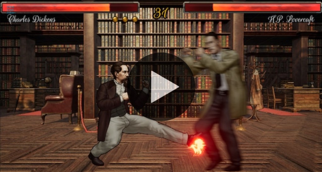 Video: escritores famosos de todos los tiempos se enfrentan en peleas estilo Mortal&nbsp;Kombat