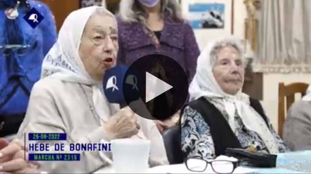 Hebe de Bonafini a Alberto: “hable lo menos&nbsp;posible”