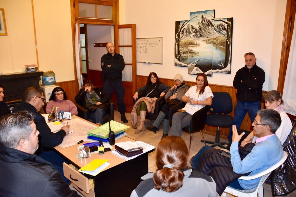 Continúan las reuniones con vecinos para mejorar la seguridad en&nbsp;Trelew