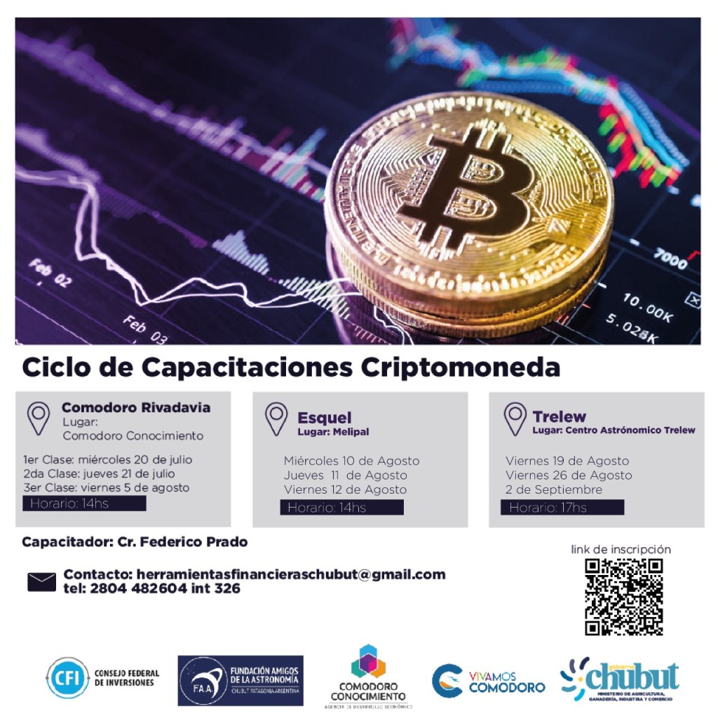 Continúa el ciclo gratuito de capacitaciones en&nbsp;criptomonedas