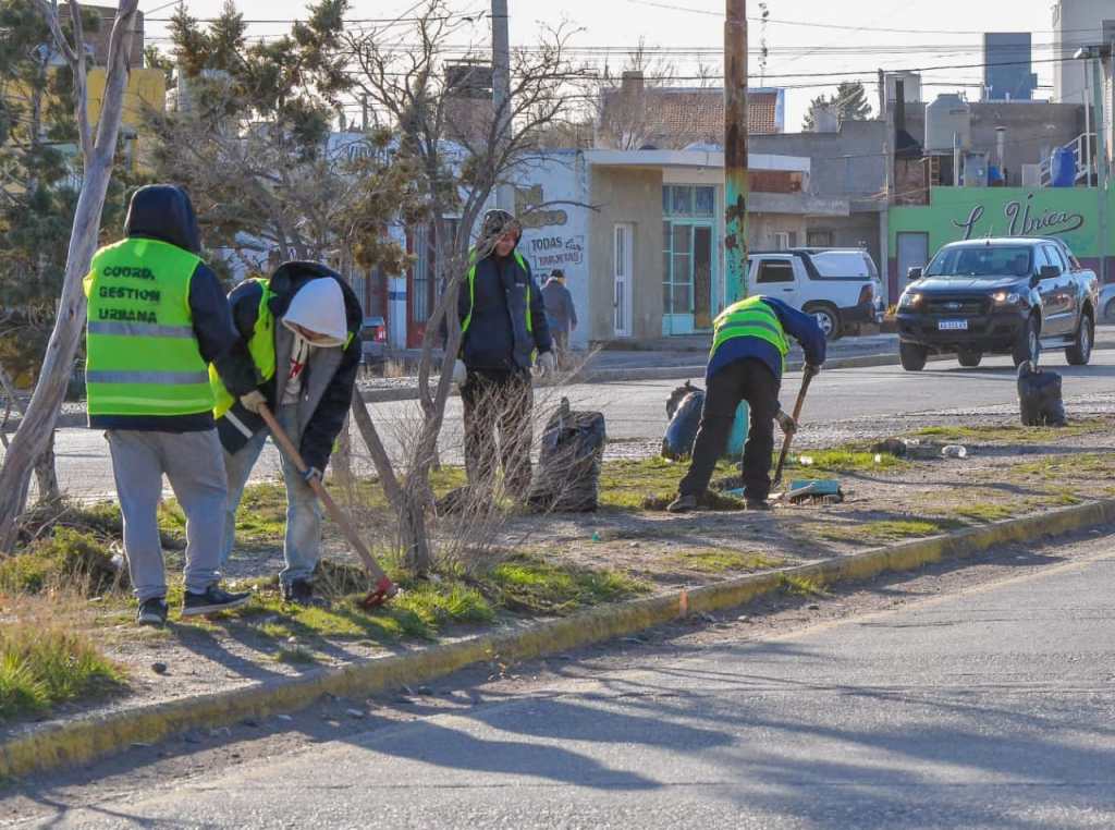 Continúa la campaña de poda y limpieza en distintos sectores de la&nbsp;ciudad