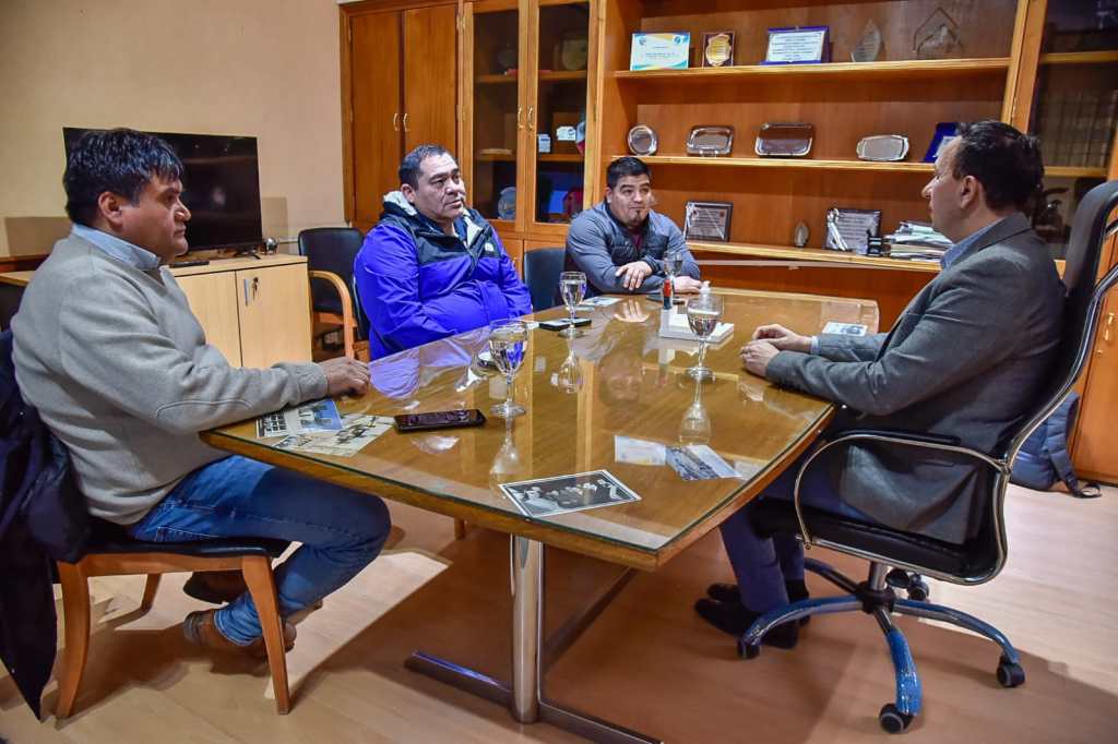 Maderna recibió al presidente de la Liga Mar y&nbsp;Valle
