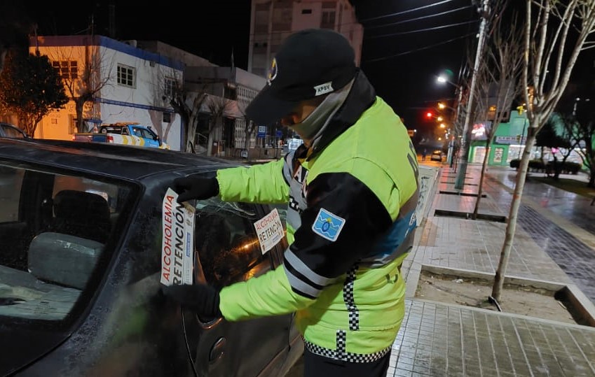 61 conductores alcoholizados en toda la&nbsp;Provincia