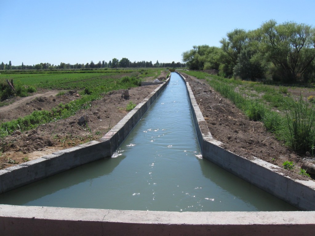 La Compañía de Riego comenzó a distribuir agua en los canales del Valle&nbsp;Inferior