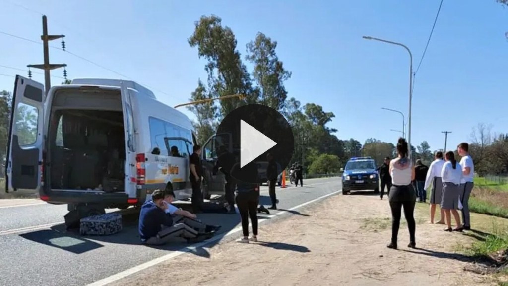Video: un joven atacó a sus excompañeros del Liceo Militar, mató al conductor de la combi e hirió a seis&nbsp;cadetes