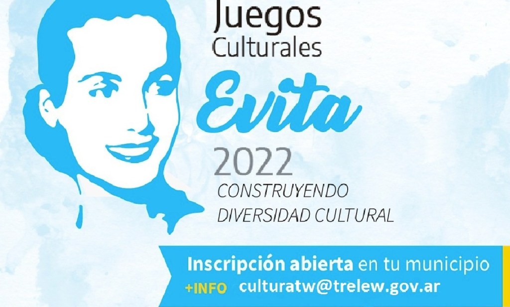 Inscripciones abiertas para los Juegos Culturales Evita&nbsp;2022