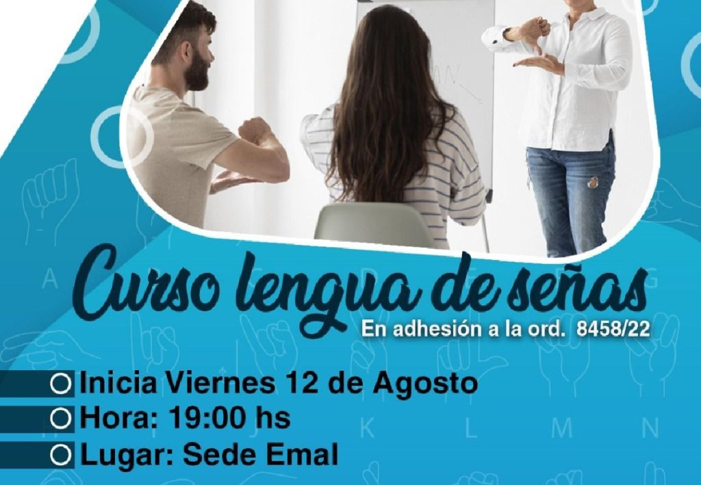 Comenzaron las inscripciones para el Curso en Lengua de&nbsp;Señas