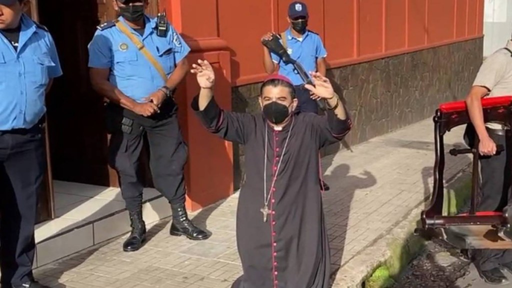Obispo retenido por «incitar al odio» en&nbsp;Nicaragua