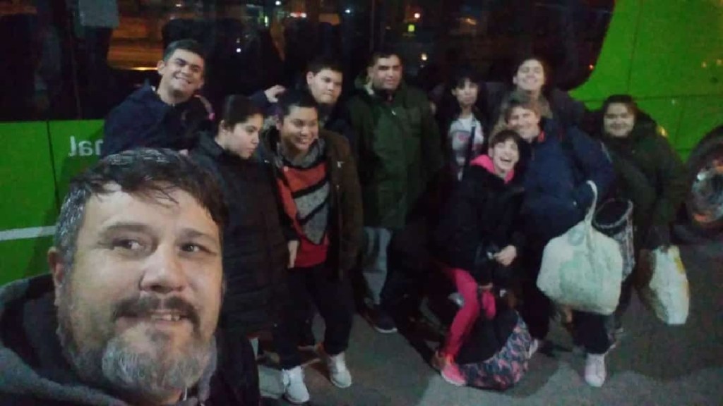 El taller de música inclusiva que impulsa Rawson se trasladó a la&nbsp;cordillera
