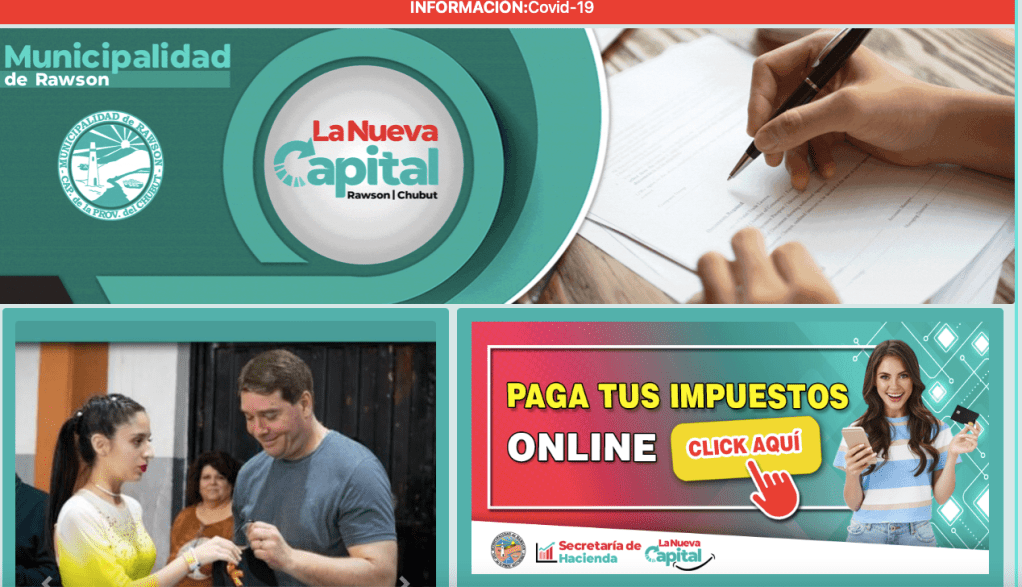 Crece el uso del pago online de impuestos en&nbsp;Rawson
