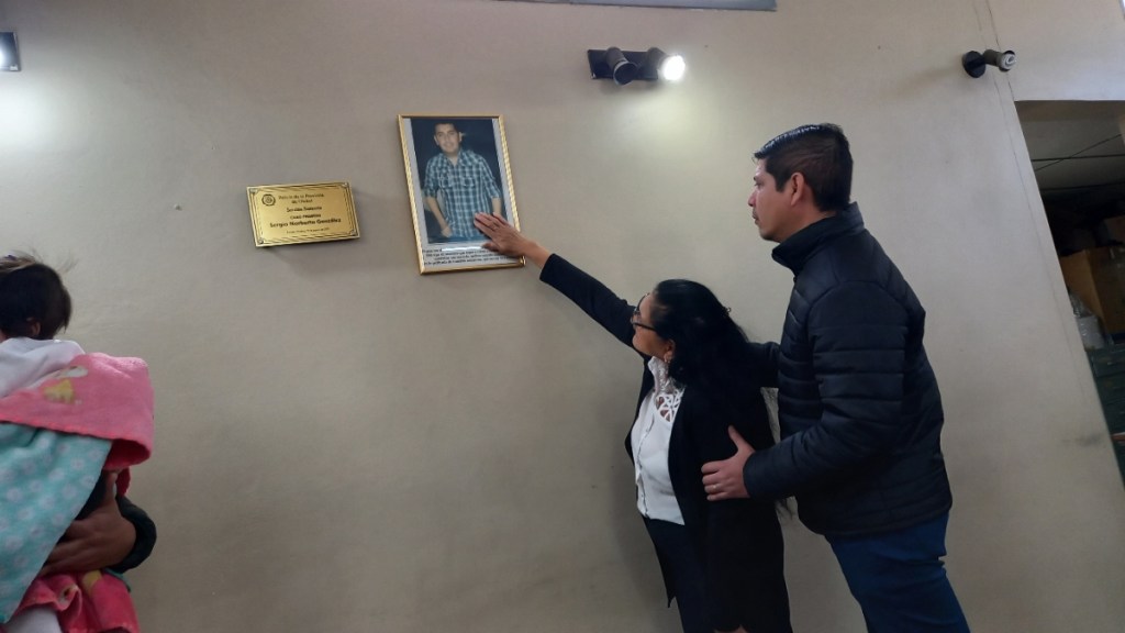 La Policía del Chubut homenajeó al cabo Sergio&nbsp;González