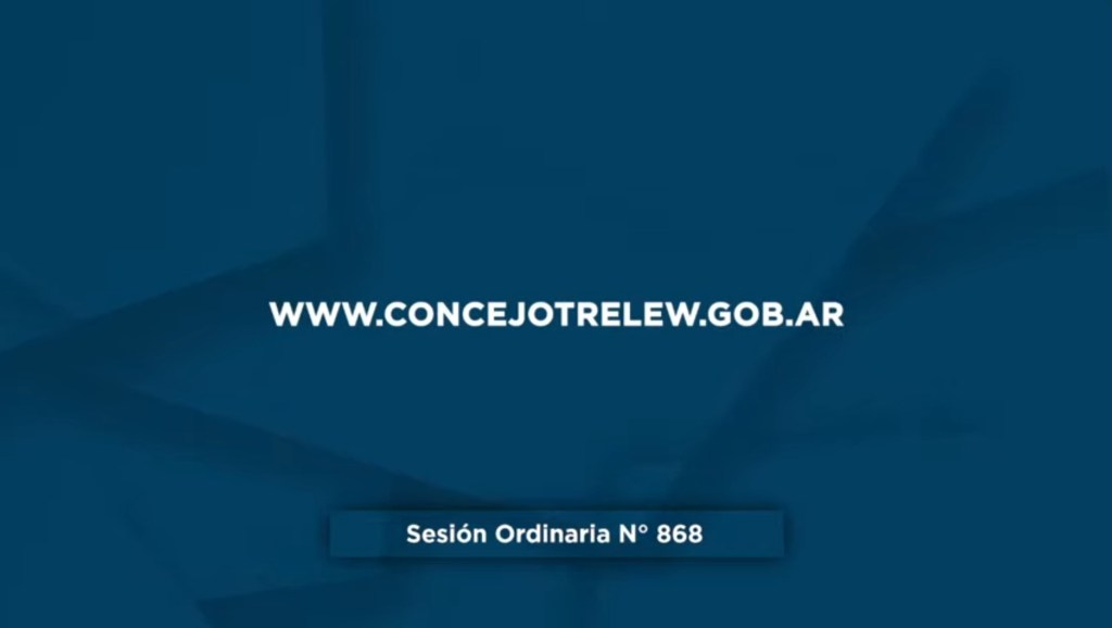 En vivo la sesión del Concejo Deliberante de&nbsp;Trelew