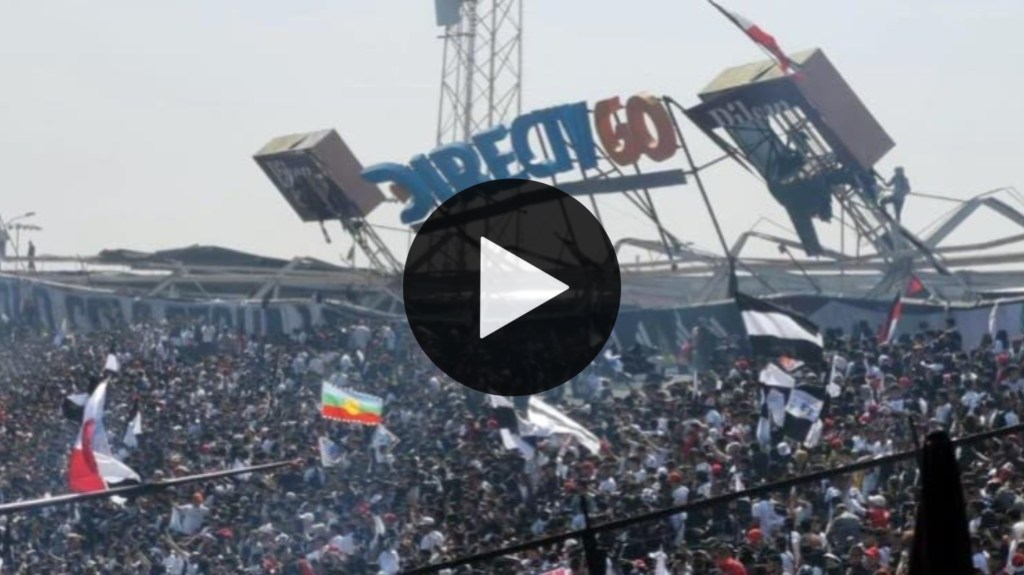 Video: se derrumbó una tribuna en Chile y hay numerosos&nbsp;heridos