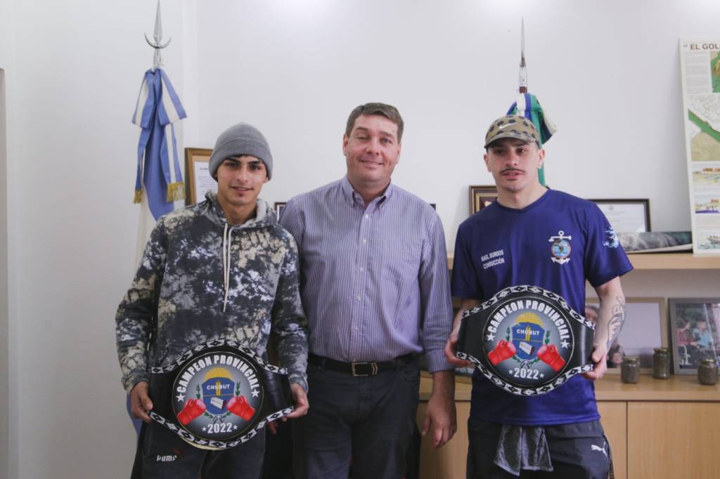 Biss recibió a deportistas de Rawson que competirán en el Campeonato Nacional de&nbsp;Boxeo