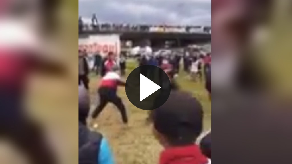 Video: duelo a “facazos” y varios heridos en medio de los festejos por el Día del&nbsp;Estudiante