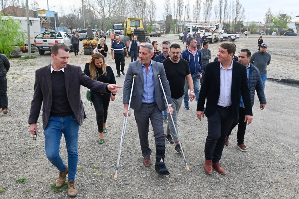 Arcioni y Biss recorrieron la Pista de Atletismo de&nbsp;Rawson