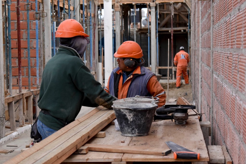 El Gobierno provincial avanza con la construcción de la Escuela N°7707 de Puerto&nbsp;Madryn