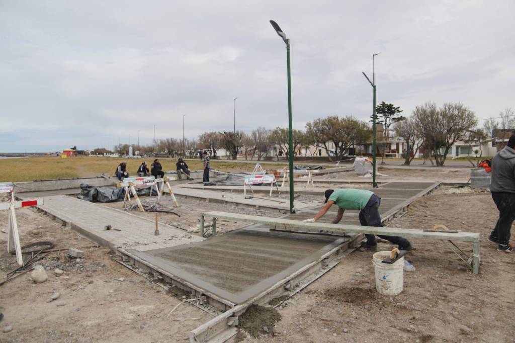 Se acondiciona el espacio donde se instalará las letras y un paseo identificatorio de Playa&nbsp;Unión