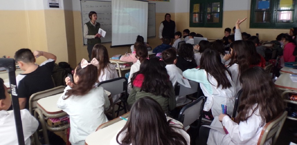 Charlas sobre fauna silvestre en escuelas&nbsp;primarias