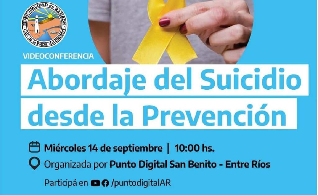 Videoconferencia sobre Prevención al&nbsp;Suicidio