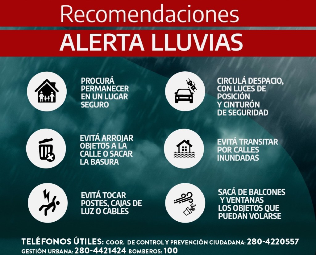 Trelew coordina acciones ante la contingencia&nbsp;climática