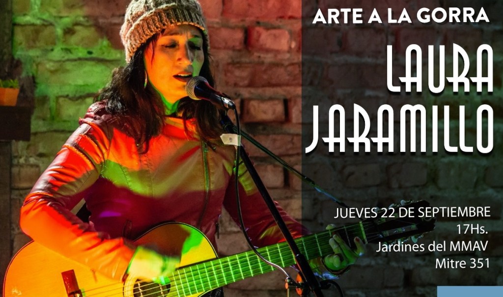 Laura Jaramillo en Arte a la gorra&nbsp;Trelew