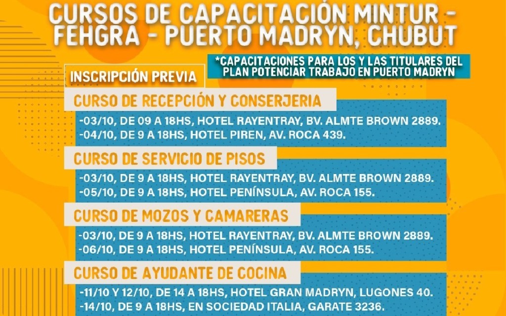 Capacitaciones destinadas a los titulares del programa Potenciar&nbsp;Trabajo