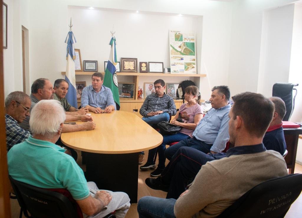 Biss se reunió con la Asociación de Bomberos Voluntarios de&nbsp;Rawson