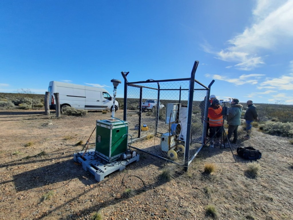 Supervisaron estaciones de monitoreo de calidad de aire en&nbsp;Dolavon