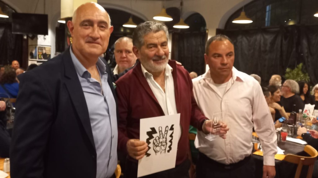 Taboada distinguido por el Centro de Estudios Culturales y Sociales «Azucena Villaflor» por su trayectoria&nbsp;sindical