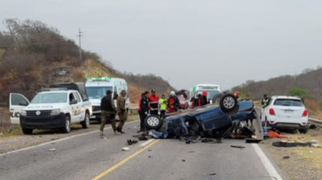 Tragedia: siete muertos y nueve heridos en un violento choque múltiple entre cuatro&nbsp;autos
