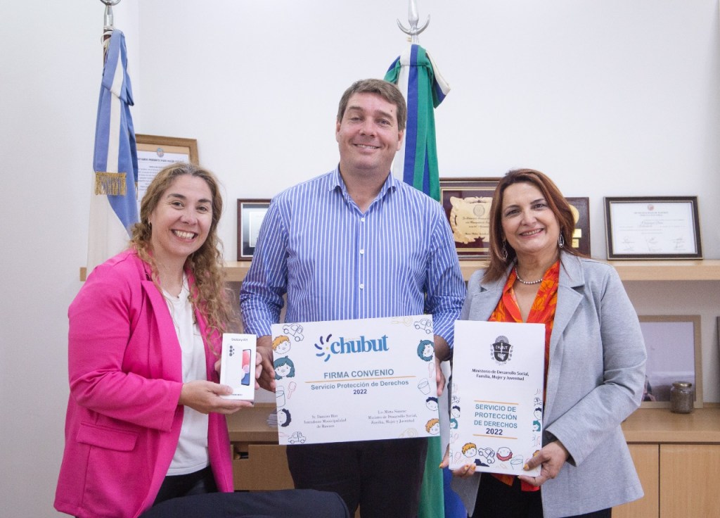 Biss avanzó con Simone en el fortalecimiento del Servicio de Protección de Derechos en&nbsp;Rawson