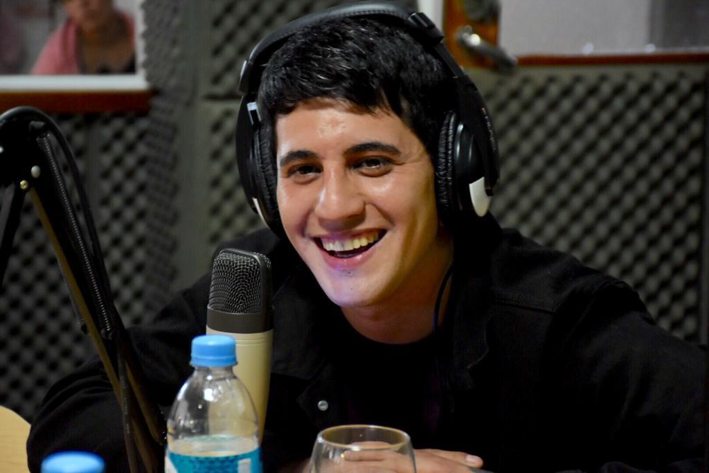 Yhosva Montoya visitó Radio Ciudad en&nbsp;Trelew