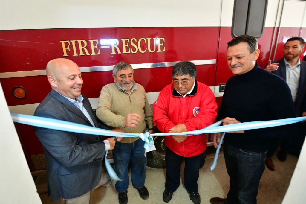 Inauguraron la ampliación del Cuartel de Bomberos de&nbsp;Pirámides