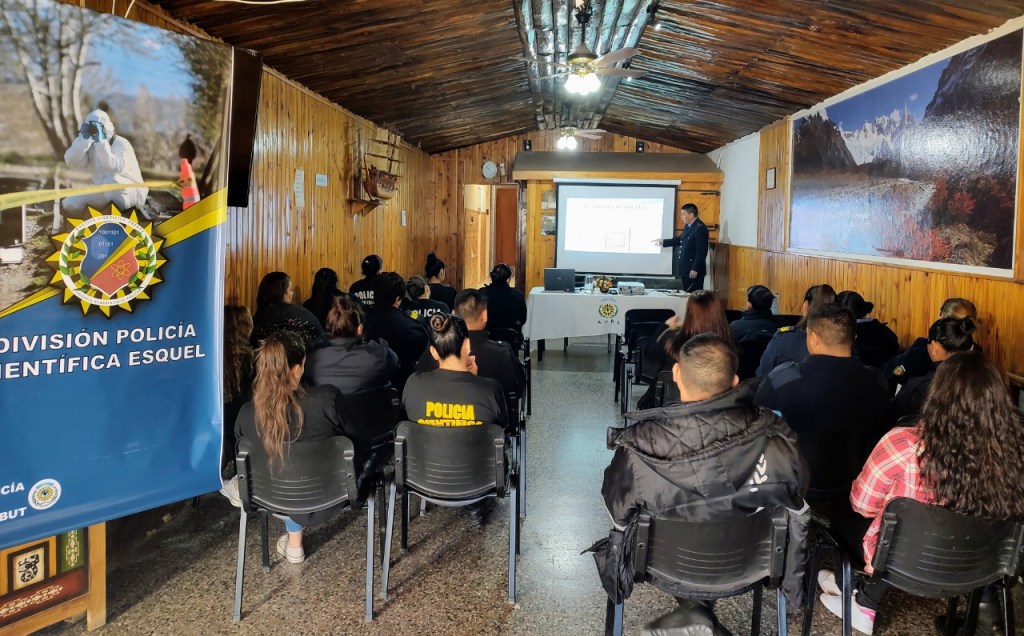Policía del Chubut capacita en criminalística al personal de la Unidad Regional de&nbsp;Esquel