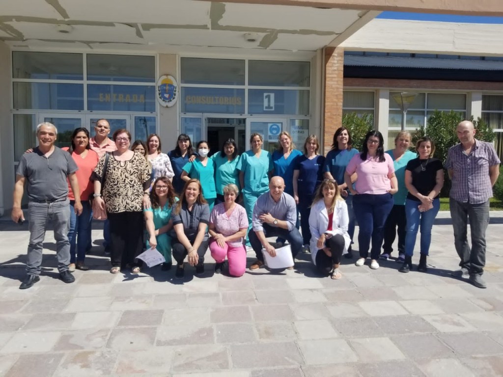 Monasterolo visitó el Hospital de Gaiman y elogió su&nbsp;funcionamiento
