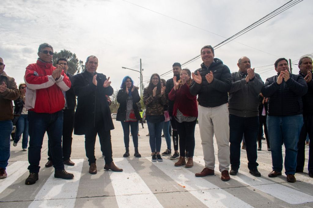 Biss inauguró la pavimentación del acceso al Jardín del barrio 3 de&nbsp;Abril