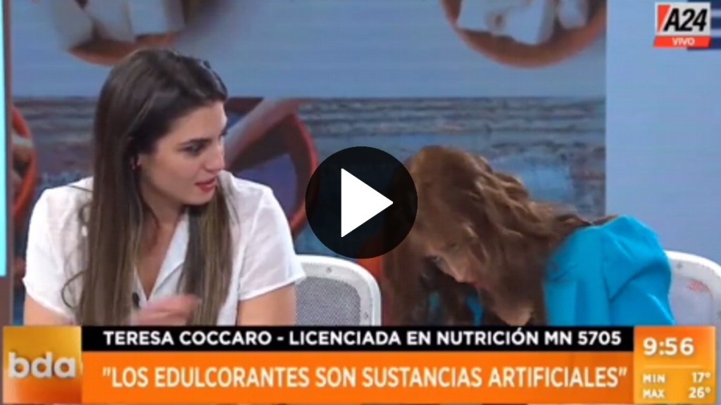 Video: una nutricionista se descompensó y se desmayó durante un programa de&nbsp;TV