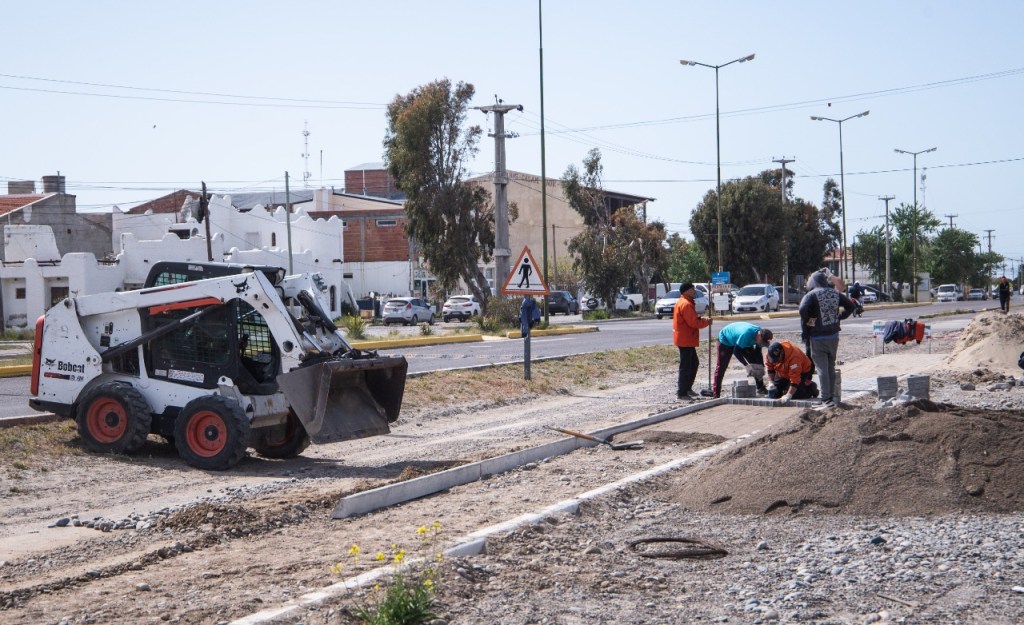 Comenzó la obra del paseo de ingreso a Playa&nbsp;Unión