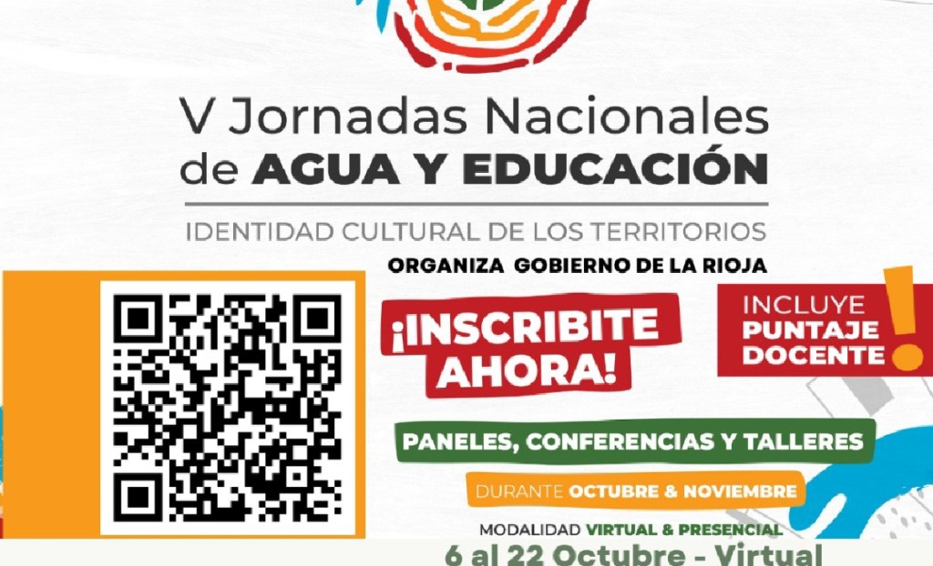Comienzan las V Jornadas de Agua y Educación y Chubut estará&nbsp;presente