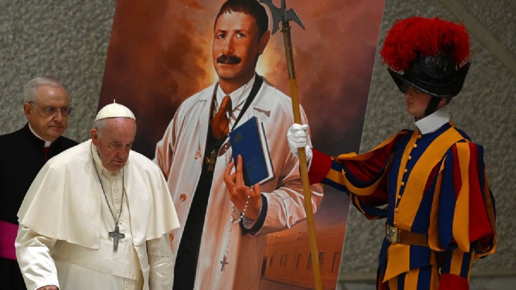 Francisco proclamó santo al enfermero ítalo-argentino&nbsp;Zatti