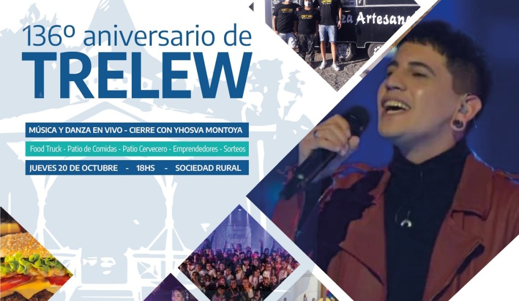 Trelew se prepara para festejar el 136° Aniversario con una gran&nbsp;velada