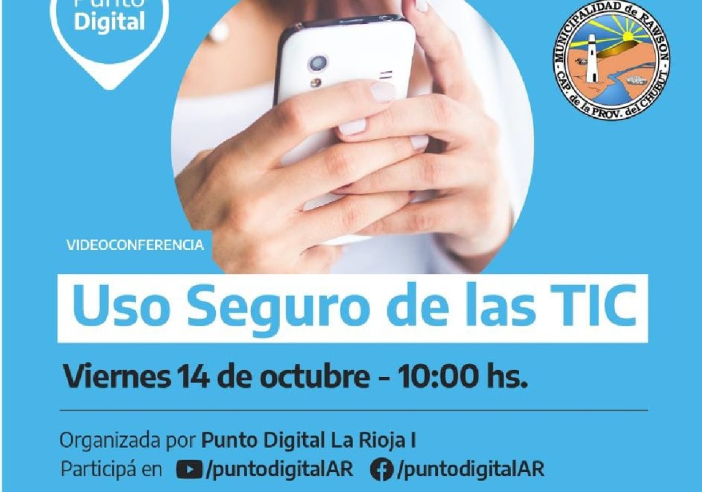 Videoconferencia sobre el “Uso Seguro de las TIC” en&nbsp;Rawson