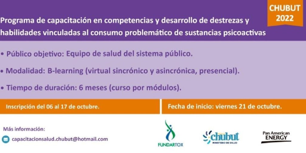 Inscripción a la Capacitación en Prevención de Consumos&nbsp;Problemáticos